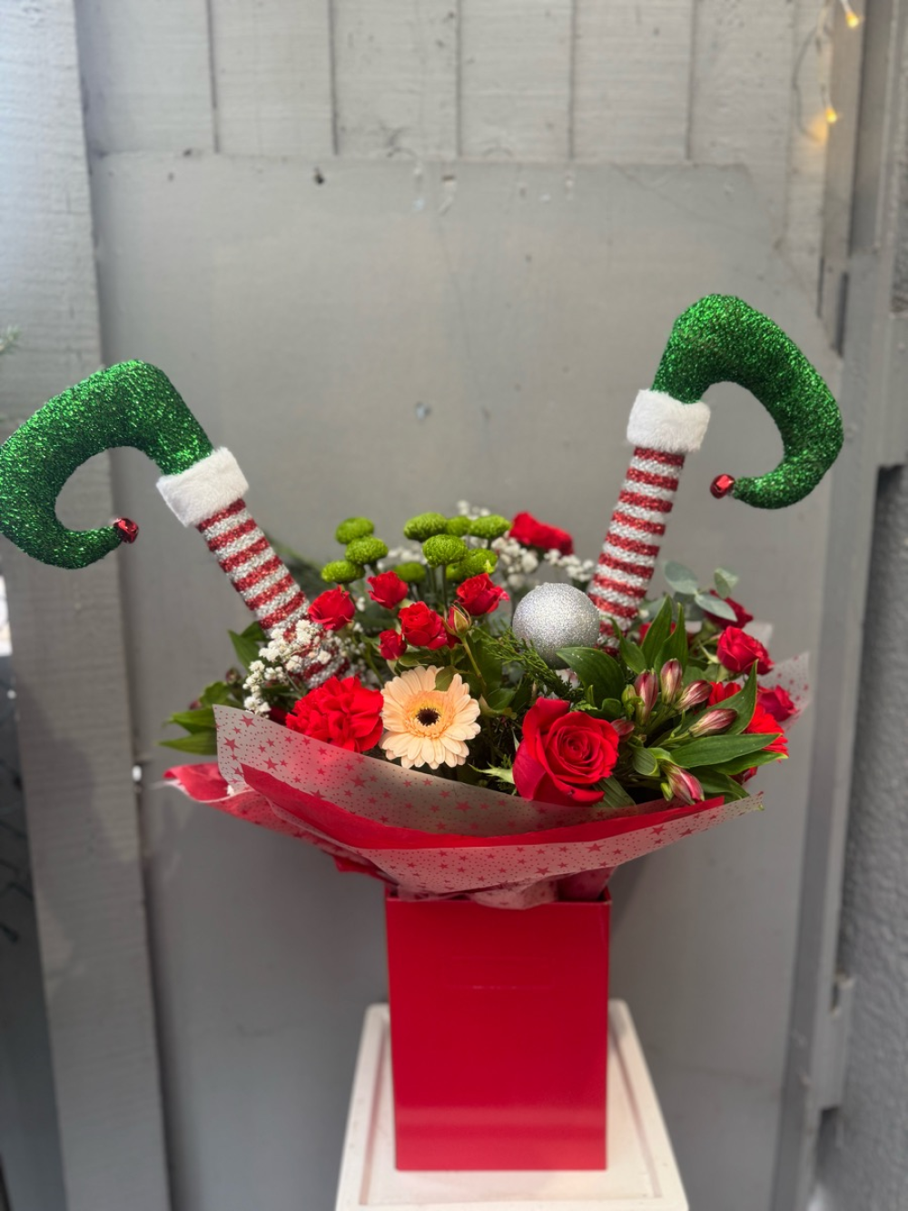 Naughty elf arrangement